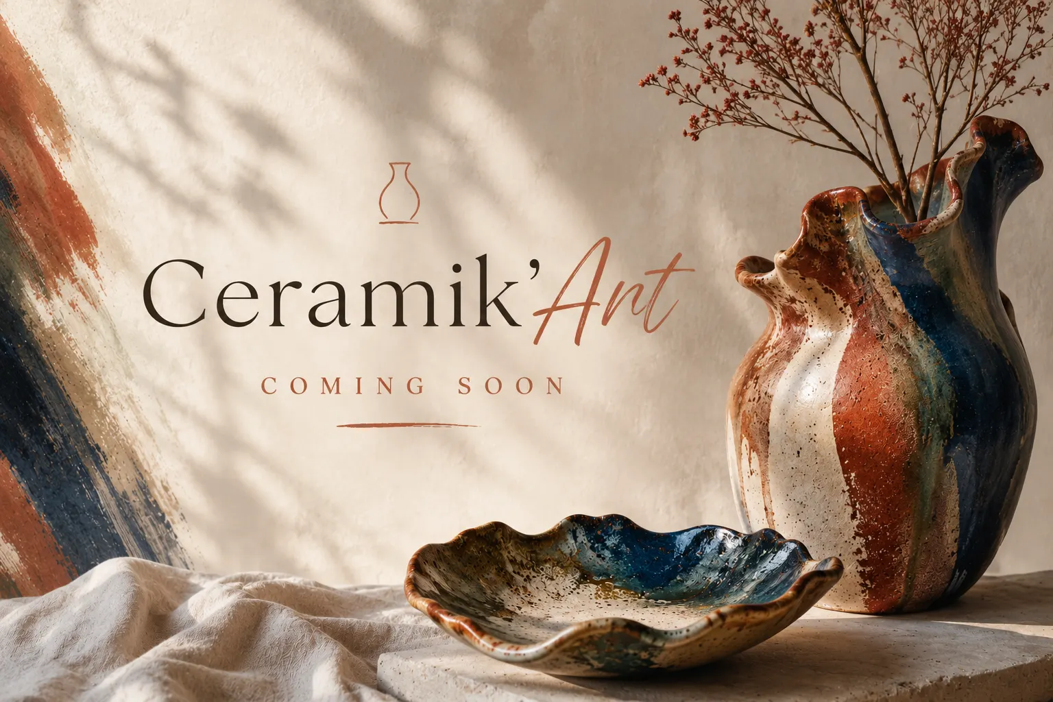 Ceramik'Art — handcrafted pottery, coming soon